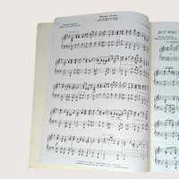 1951 The Messiah Selections Piano Book G.F. Handel Softcover Book