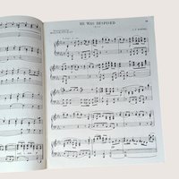 1951 The Messiah Selections Piano Book G.F. Handel Softcover Book