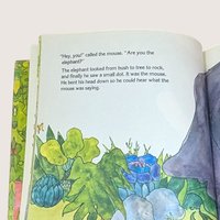 1969 The Mouse and the Elephant Barbara K Walker Hardcover Book