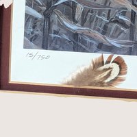 Vintage Randall Raduenz Set on the Wing Signed Numbered Pheasant Print