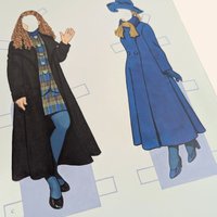 1990s Tom Tierney Paper Doll Book Bill Clinton Family