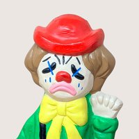 Vintage Ceramic Double Sided Laughing Crying Clown Bank Pair