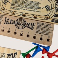 1980s Chadwick Wooden Peg Games Set