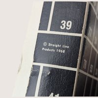 1960s Five Straight Pegboard Strategy Game