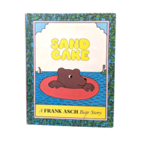 Vintage 1978 Sand Cake Frank Asch Bear Story Hardcover Children's Book Gift for Kids