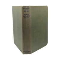 1920 James Whitcomb Riley Best Loved Poems Book, Antique Illustrated Poetry, Literary Gift