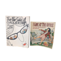 Vintage 1990s The Far Side Gallery 4 & Sally Forth Comic Book Set Gary Larson Greg Howard Funny Cartoon Humor Gift for Comic Collectors