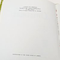 1964 A Secret for Christmas Book Nathan Zimelman Hardcover Book