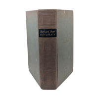 1931 Nine Plays, Bernard Shaw, Vintage Hardcover Book, Dodd Mead, Classic Theatre Collection