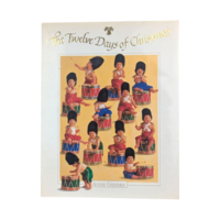 1994 Anne Geddes The Twelve Days of Christmas Hardcover Book, Collectible Baby Photography, Holiday Picture Book, Nursery Decor Gift