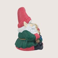 1970s Vintage Ceramic Santa Elf Music Box