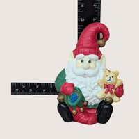 Vintage Ceramic Santa Elf Music Box