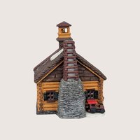 1990 Dept 56 Sleepy Hollow School New England Village Light Up House