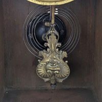 Antique Waterbury Tampa Gingerbread Clock Non Working Carved Wood Clock