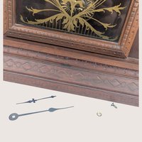 Antique Waterbury Tampa Gingerbread Clock Non Working Carved Wood Clock