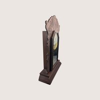 Antique Waterbury Tampa Gingerbread Clock Non Working Carved Wood Clock