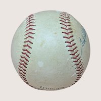 1970s Ted Uhlaender Signed Minnesota Twins Baseball