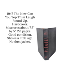 1947 The New Can You Top This Laugh Roundup