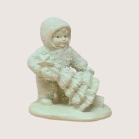 1990s Dept 56 Snowbabies Pewter Miniature Figurine Set