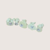 1990s Dept 56 Snowbabies Pewter Miniature Figurine Set