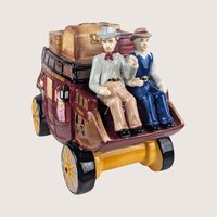 2002 Wells Fargo Stagecoach Ceramic Cookie Jar