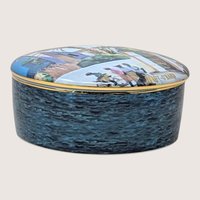 2001 Goebel Bermuda Images Bermuda Gate Covered Trinket Box