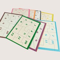 1965 Vintage Amsco Chaos Puzzle Board Game