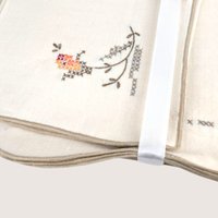 1960s Bucilla Linen Cross Stitch Placemat Set 