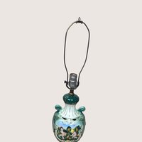 Vintage Mid Century Italian Capodimonte Style Cherub Ceramic Table Lamp