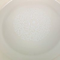 1980s Lenox Porcelain Floral Traditional Serving Bowl