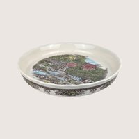 Vintage Johnson Brothers Friendly Village Covered Bridge Pie Plate