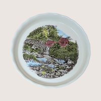 Vintage Johnson Brothers The Friendly Village Ceramic Pie Plate