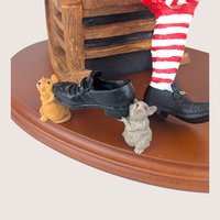 Vintage Dept 56 Bachman's Santa's Dress Rehearsal Figurine Set