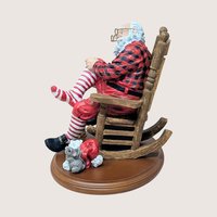 Vintage Dept 56 Santa's Dress Rehearsal Figure Set