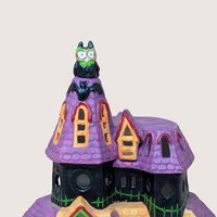 Vintage Celebrations by Silvestri Ceramic Halloween House