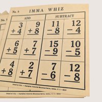 Mid-Century Kenworthy Imma Whiz Math Game