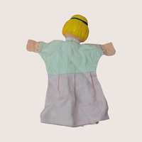 Vintage Rubber Face Hand Puppets Set Including Ideal Mushmouse