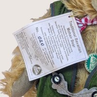 1990s Hermann Limited Edition Bavarian Mohair Bear