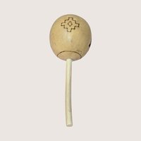 Vintage Trio of Hand Etched Maracas
