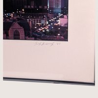 1987 Rick Gravrok World Series Skyline Framed Photograph
