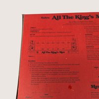 1979 Parker Brothers All The Kings Men Game