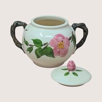 1980s Franciscan Desert Rose Cream and Sugar Set