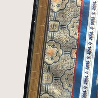 1960s Chinese Embroidered Silk Panel Framed Wall Art