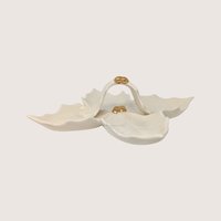 1960s Holland Mold Ceramic Leaf Dish