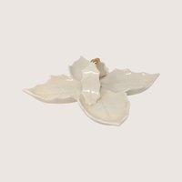 1960s Holland Mold Ceramic Leaf Dish