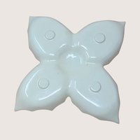 1960s Holland Mold Ceramic Four Part Leaf Dish