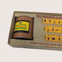 1963 Scribbage Word Game Lowe Company 