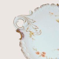 1890s RC Rosenthal German Porcelain Handled Plate
