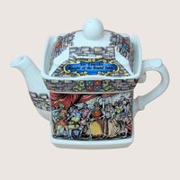 1980s Sadler Camelot Sir Lancelot Porcelain Teapot