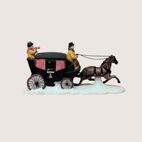 1990 Dept 56 Heritage Village Dover Coach Porcelain Figurine